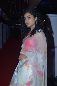 Kinnerasaani Actress Mahathi Bikshu Saree Pics