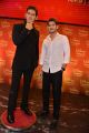 Mahesh Babu poses with his wax statue from Madame Tussauds at AMB Theatre Hyderabad Photos