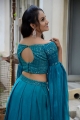 Bazaar Rowdy Actress Maheshwari Vaddi Photos in Blue Dress