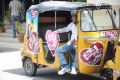 Maine Pyar Kiya Movie Team Auto Rally Photos