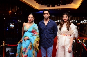 Sobhita Dhulipala,Adivi Sesh, Saiee Manjrekar @ Major Movie Teaser Launch Stills