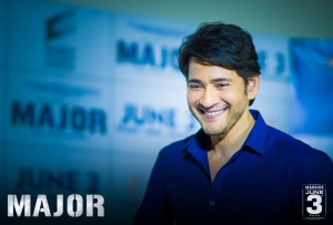 Mahesh Babu @ Major Movie Trailer Launch Stills