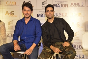 Mahesh Babu, Adivi Sesh @ Major Movie Trailer Launch Stills