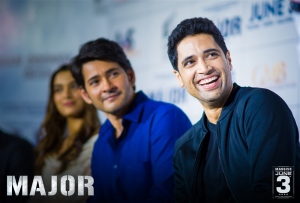 Mahesh Babu, Adivi Sesh @ Major Movie Trailer Launch Stills