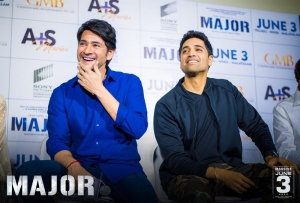 Mahesh Babu, Adivi Sesh @ Major Movie Trailer Launch Stills