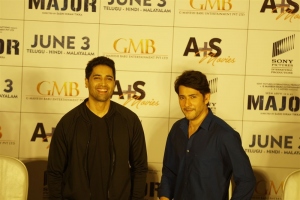 Adivi Sesh, Mahesh Babu @ Major Movie Trailer Launch Stills