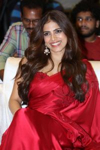 Thangalaan Actress Malavika Mohanan Red Saree Pics