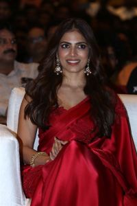 Thangalaan Actress Malavika Mohanan Red Saree Pics