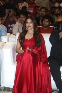 Thangalaan Actress Malavika Mohanan Red Saree Pics