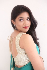 Actress Malavika Satheesan Cute Saree Pics