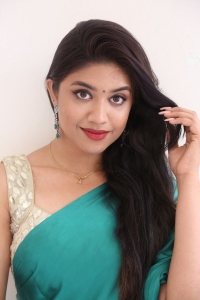 Actress Malavika Satheesan Saree Pics @ Bommala Koluvu Press Meet