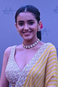 Harom Hara Actress Malvika Sharma Saree Photos