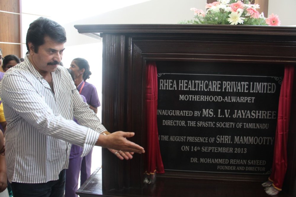 Mammootty Launches Motherhood RHEA Healthcare Photos @ Chennai  New