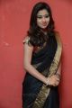 Manali Rathod in Black Saree with Skin Tight Blouse