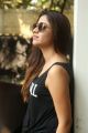 Actress Manali Rathod Photoshoot Pictures in Sleeveless Black T Shirt