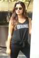 Actress Manali Rathod Hot Photoshoot Pictures in Sleeveless Black T Shirt & Jeans