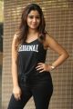 Actress Manali Rathod Photoshoot Pictures in Sleeveless Black T Shirt