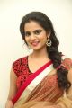 Actress Manasa Himavarsha Hot Transparent Saree Pics