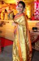 Actress Manasa Himavarsha in Silk Saree Photos at Hanisha Chalavadi Wedding