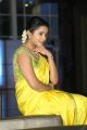 Actress Manasa Himavarsha in Traditional Yellow Silk Saree Photos