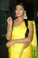 Telugu Actress Manasa Traditional Yellow Silk Saree Photos