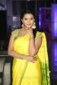 Telugu Actress Manasa in Yellow Saree Photos