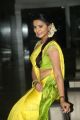 Actress Manasa Himavarsha in Yellow Saree Photos