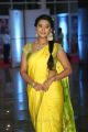 Actress Manasa Himavarsha in Traditional Yellow Silk Saree Photos