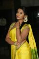 Actress Manasa Lemon Yellow Saree Photos