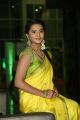 Manasa Cute Stills in Yellow Saree At Savitri Movie Audio Launch