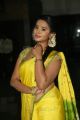 Telugu Actress Manasa in Yellow Saree Photos