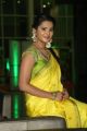 Actress Manasa Himavarsha in Yellow Saree Photos