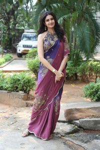 Telugu Actress Manasa Varanasi Saree Stills