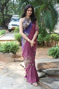 Actress Manasa Varanasi Cute Saree Stills