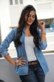 Telugu Actress Maanasa Hot Photos in White Top & Blue Jeans