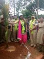 Manchu Lakshmi Participates in Haritha Haram @ Sher Bashirbagh PS