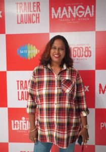 Radika @ Mangai Trailer Launch Stills