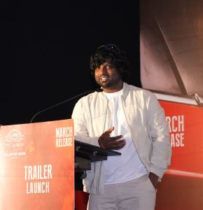 Music Director Theeson @ Mangai Trailer Launch Stills