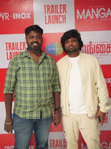 Music Director Theeson @ Mangai Trailer Launch Stills