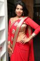 Manisha Pillai Hot in Red Saree Photos