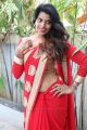 Manisha Pillai Hot Photos in Red Saree