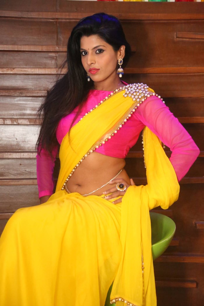 Manisha Pillai Hot Photos @ Miss Traditional 2015 Curtain Raiser.