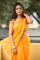 Actress Manjari Hot Photos in Yellow Saree