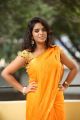 Telugu Actress Manjari Hot Yellow Saree Photos