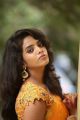 Telugu Actress Manjari Yellow Saree Photos