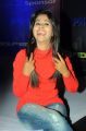 Telugu Actress Manjula Rathod in Red T-Shirt and Jeans Photos