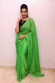 Anchor Manjusha in Green Saree Photos