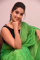 Anchor Manjusha in Green Saree Photos