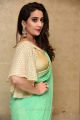 Actress Manjusha New Saree Stills @ Suvarna Sundari Trailer Launch
