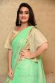 Anchor Manjusha New Saree Stills @ Suvarna Sundari Trailer Launch